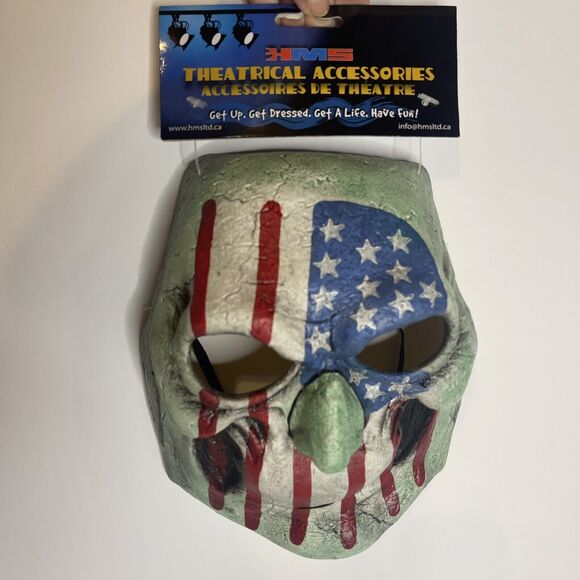 USA Mask The Purge Horror Movie 3 Election Year American Flag Creepy Anarchy - Picture 1 of 2